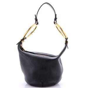Bracelet Zip Shoulder Bag Leather Small #219724C10B